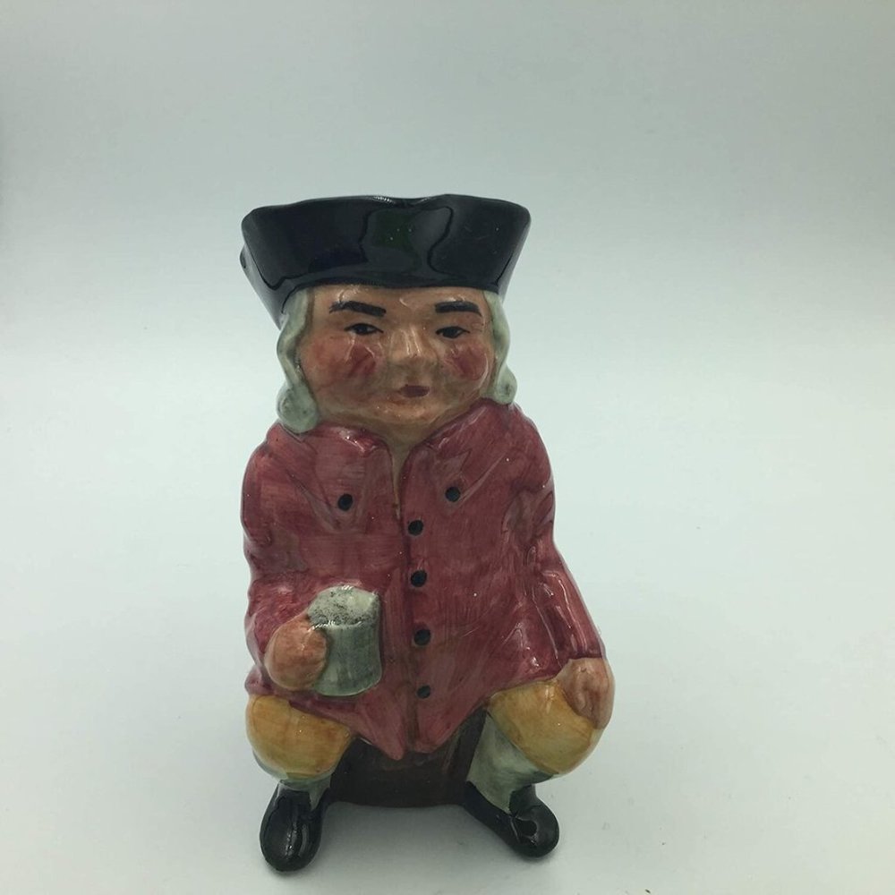 ARTONE England Porcelain Toby Character Jug Creamer Pitcher 5 1/2" COACHMAN